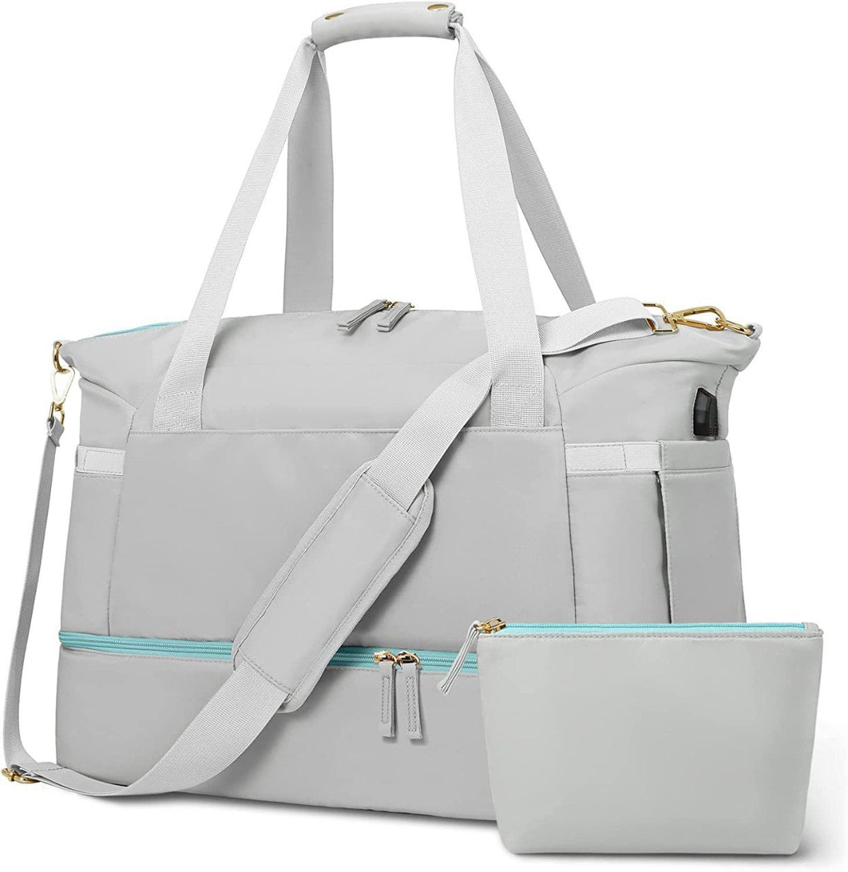 Smart Travel Bag | USB, Wet Pocket & Shoe Space