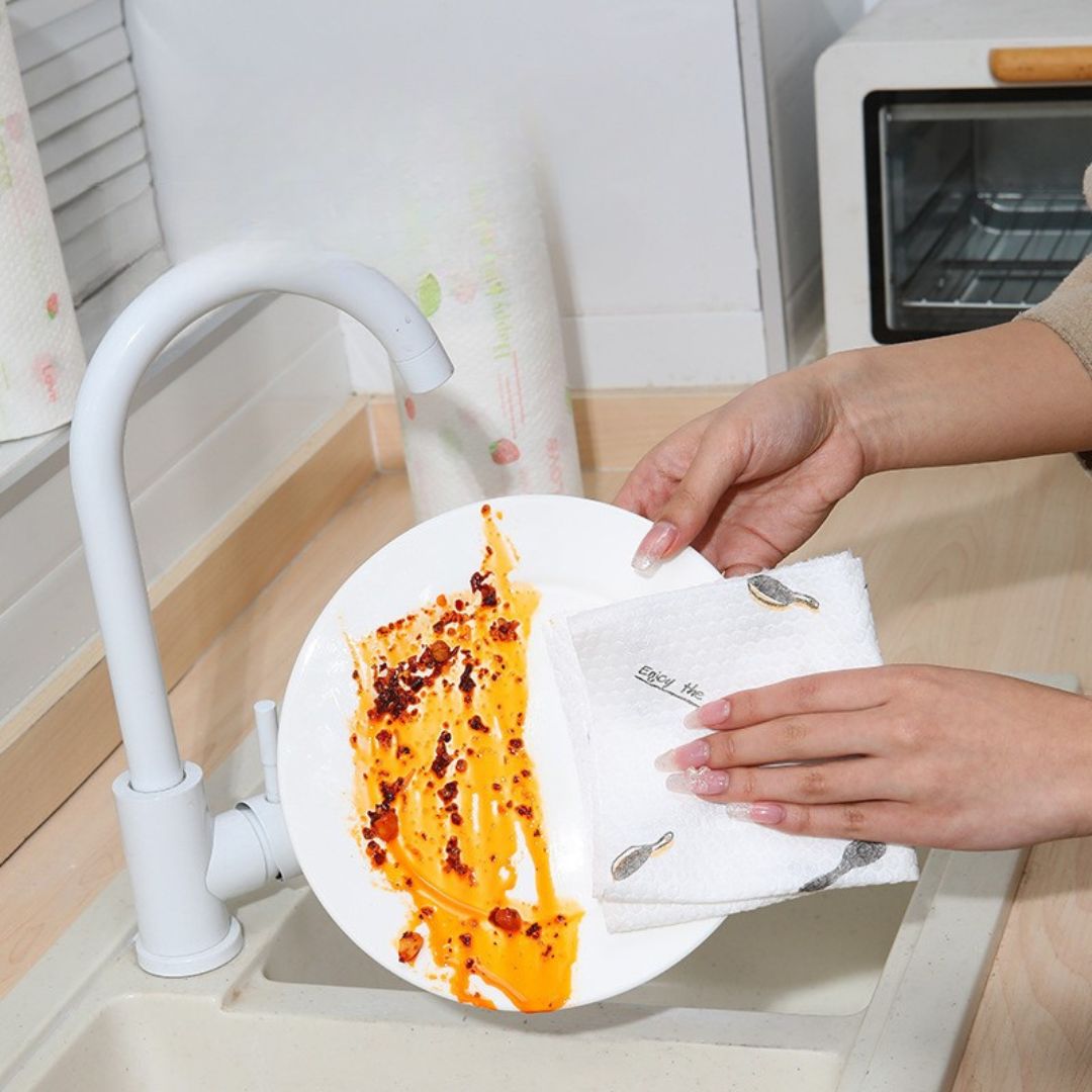 Disposable Kitchen Cleaning  Roll – Nonwoven Fabric for Kitchen & Household Use