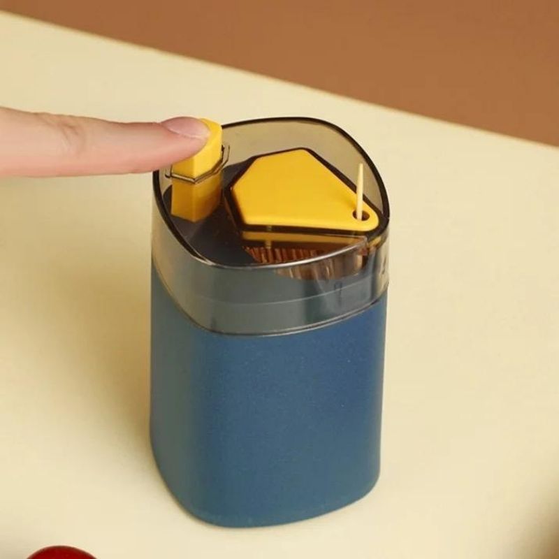 Portable Automatic Pop-up Toothpick Dispenser for Kitchen & Dining