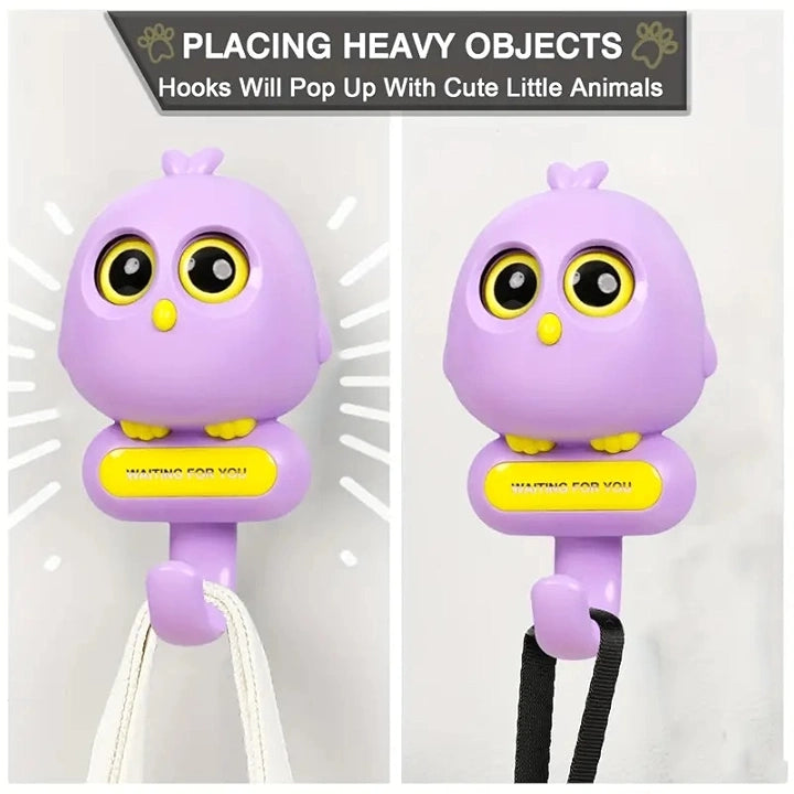 Bird Hook Adhesive Holder – Space-Saving Wall Hooks