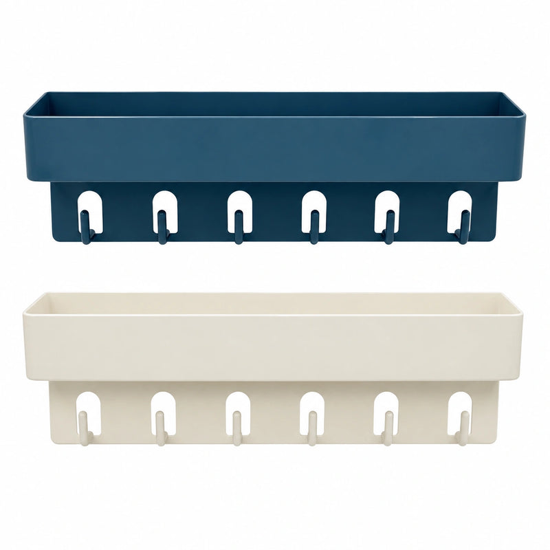 Half Storage Shower Caddy – No-Drill Shampoo & Bathroom Corner Shelf