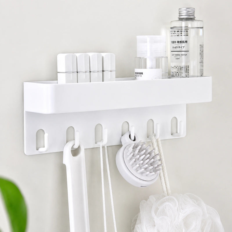 Half Storage Shower Caddy – No-Drill Shampoo & Bathroom Corner Shelf