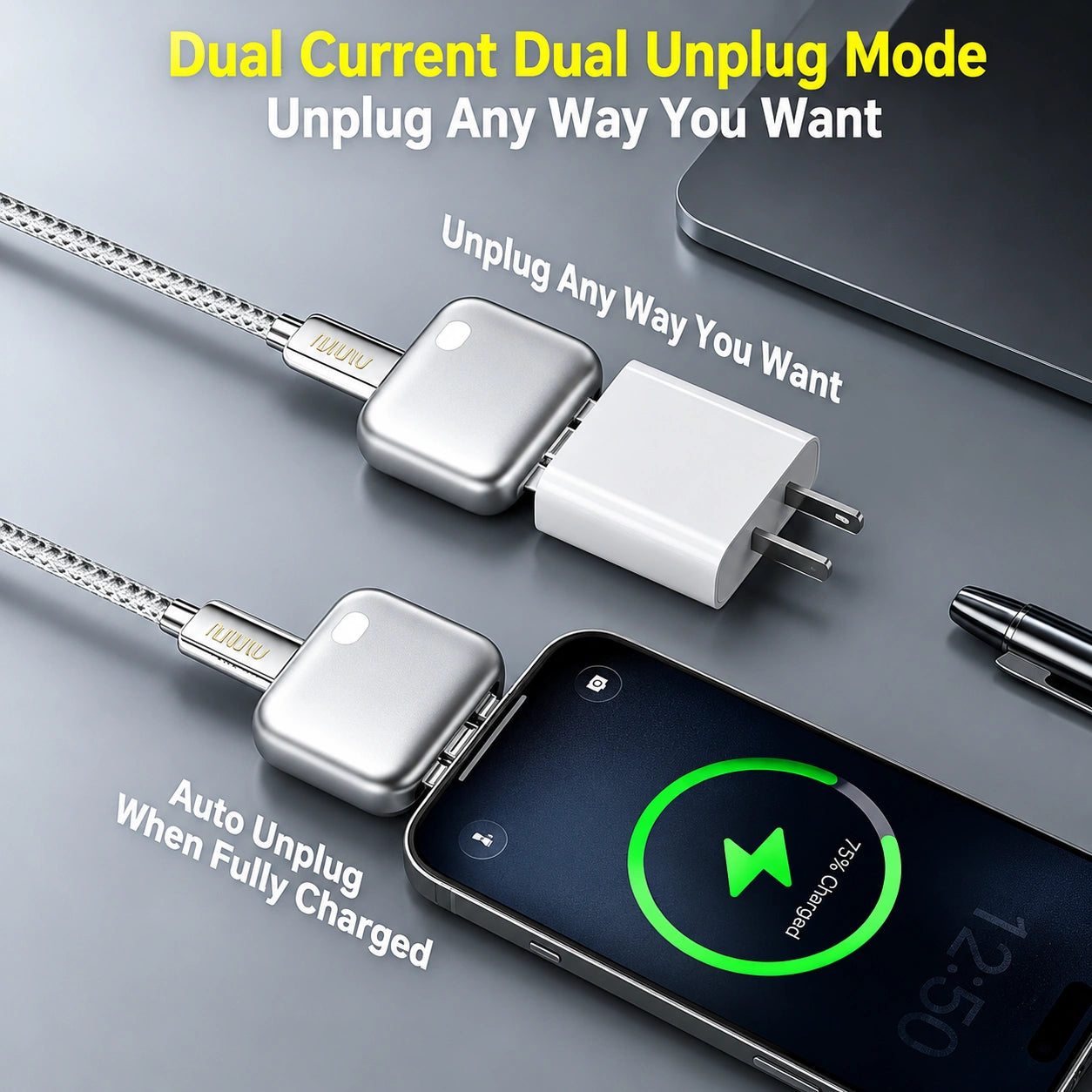 Smart Auto-Stop Phone Charger