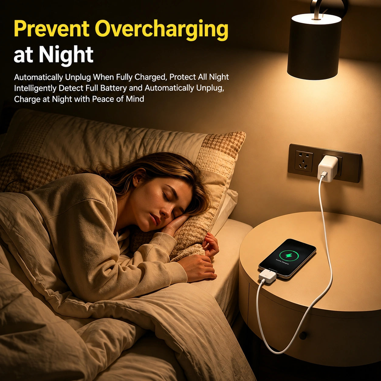 Smart Auto-Stop Phone Charger
