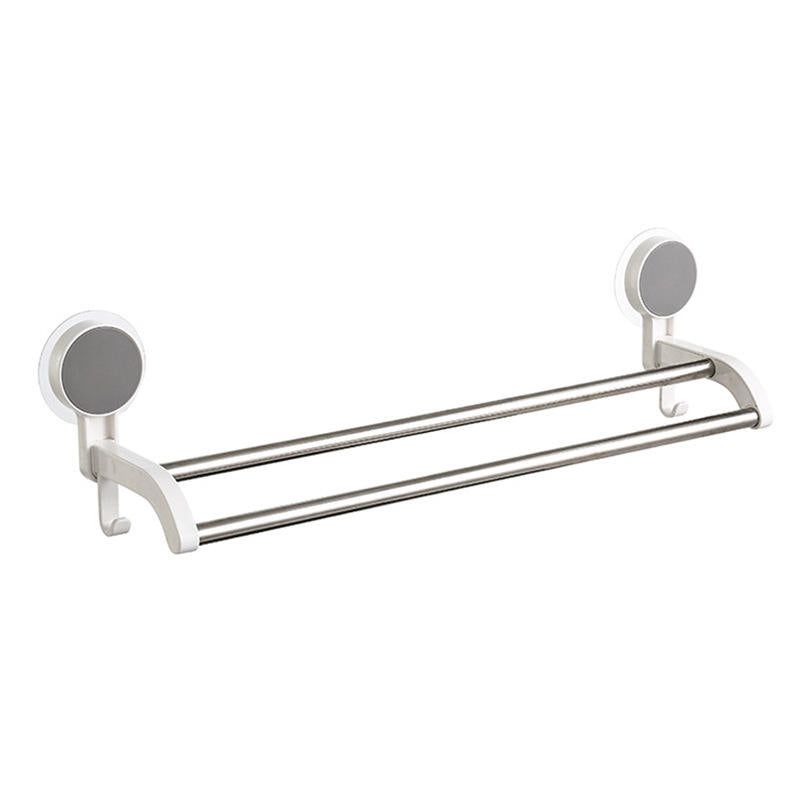 Double Pole Wall-Mounted Towel Rack – Adhesive Bathroom Storage Rack, Wholesale