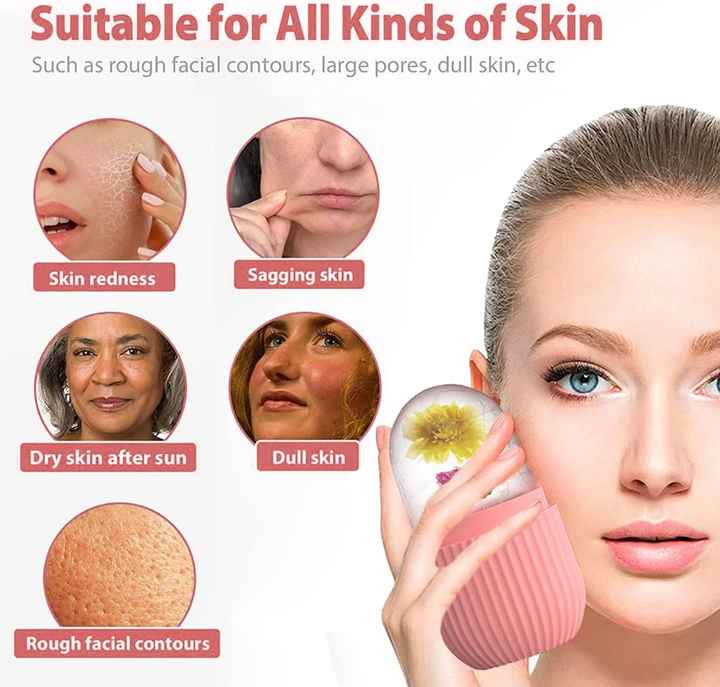 Glow Facial Ice Cube Massage Roller Tool
