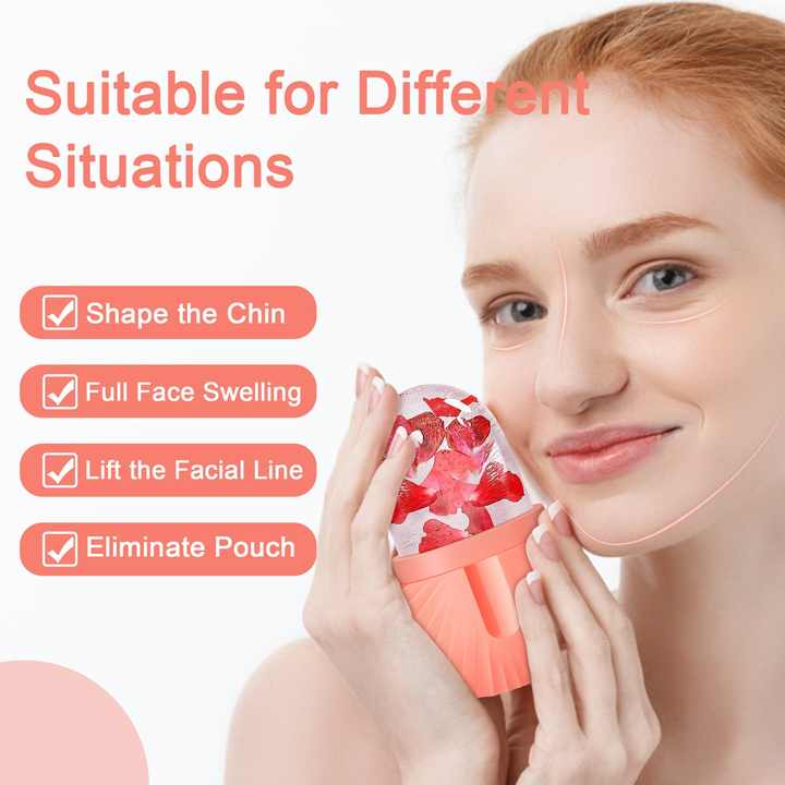 Glow Facial Ice Cube Massage Roller Tool
