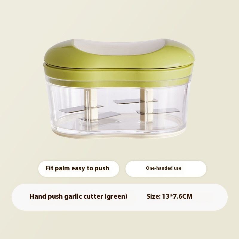 Handheld Garlic & Vegetable Chopper – Manual Food Cutter, Shredder for Onion, Tomato, Ginger, Nuts