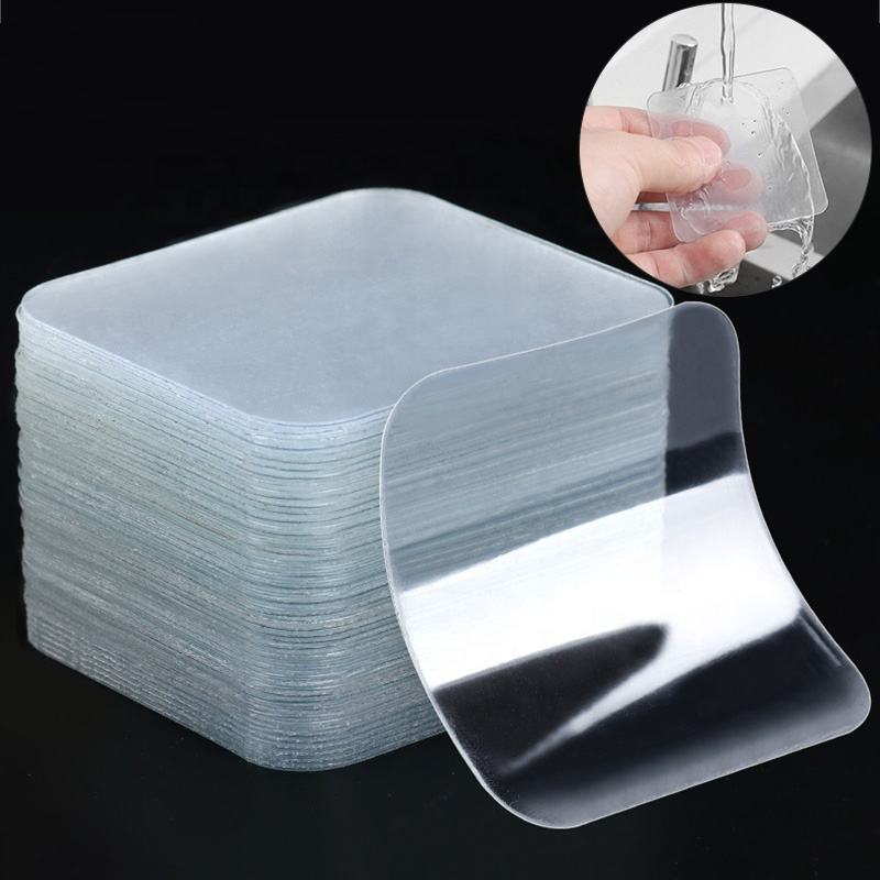 Powerful Double-Sided Nano Adhesive Tape – Transparent, Waterproof, No-Punch Wall & Car Stickers