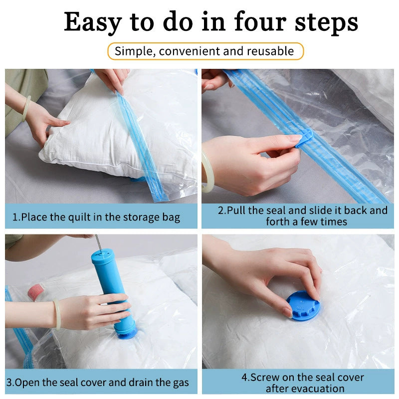 Vacuum Storage Organizer Bags – Durable, Leak-Proof Bags for Clothes & Quilt Storage