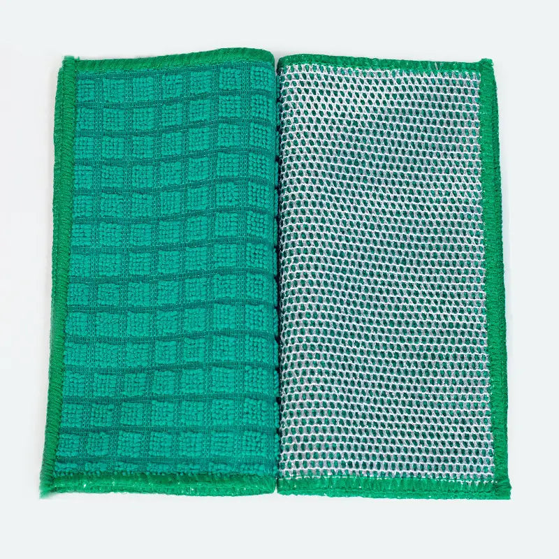 PrimeChoice™ Ultra-Absorbent Microfiber Dish Cloths - Double-Sided, Durable, Scratch-Free | Vintage Coastal Design, Assorted Colors