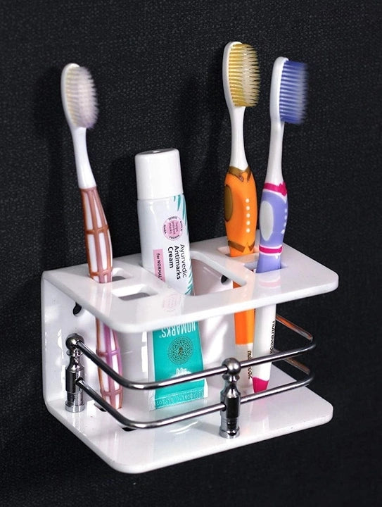 Modern Acrylic Toothbrush Holder for Bathroom