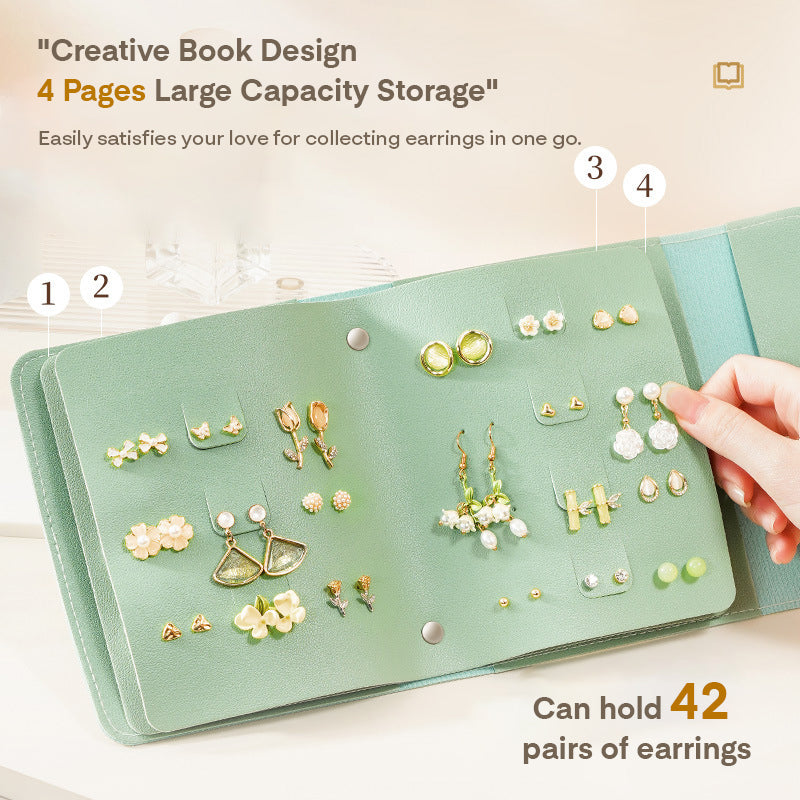 Jewellery Organisers Box | Jewelry Storage Pouch | Portable Travel Jewellery Box | jwell organizer storage box for Rings, Necklaces, Earrings.