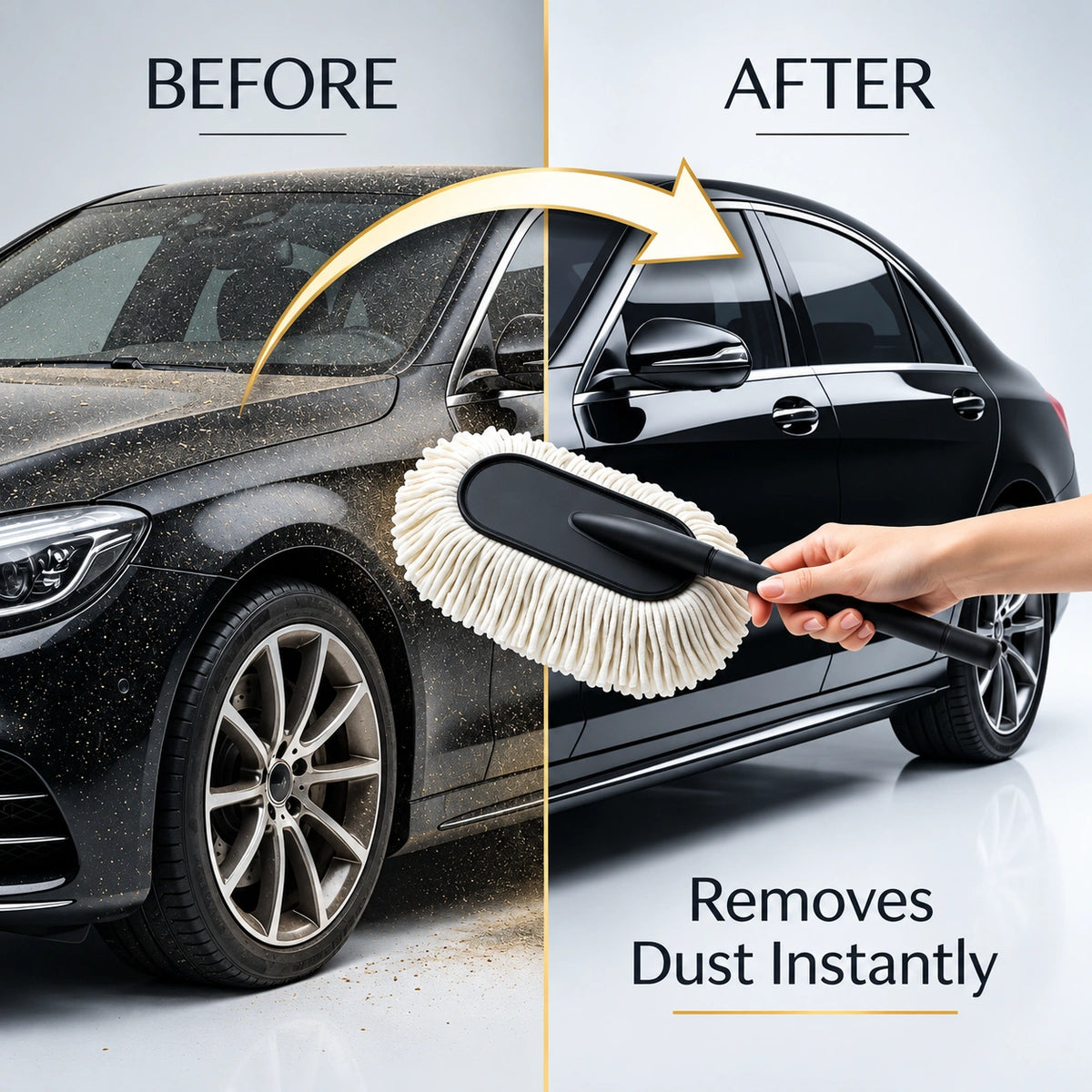 Microfiber Dusting Brush – Ultra Soft Washable Duster for Scratch-Free Cleaning