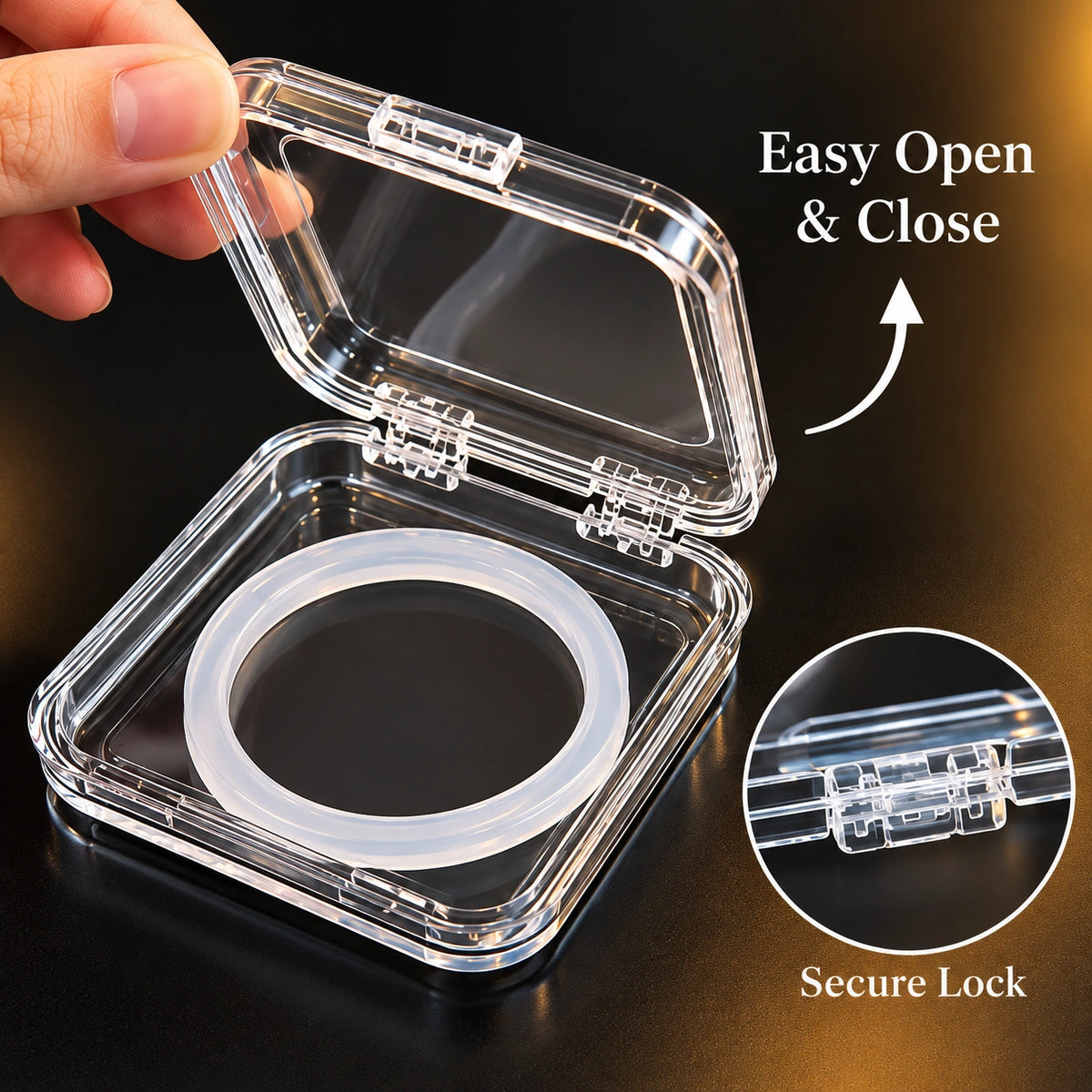 Clear Jewelry Storage Box – Large Capacity Bead, Bracelet & Accessories Organizer