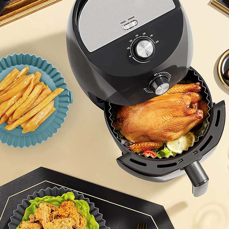 Eco-Friendly Airfryer Silicone Basket - Pack of 4