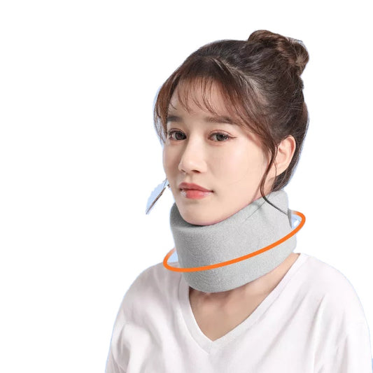 Medical Neck Support Collar – Adjustable Orthopedic Soft Sponge for High/Low Comfort