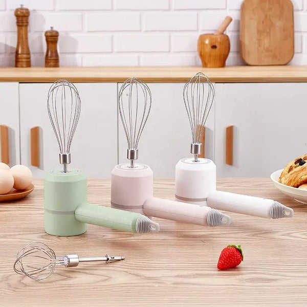 Kitchen Handheld Frother & Garlic Chopper Masher 2-in-1