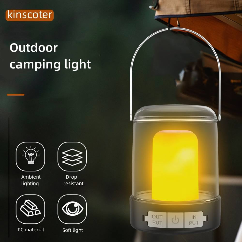 Rechargeable Hanging Lantern with 3 Brightness Settings