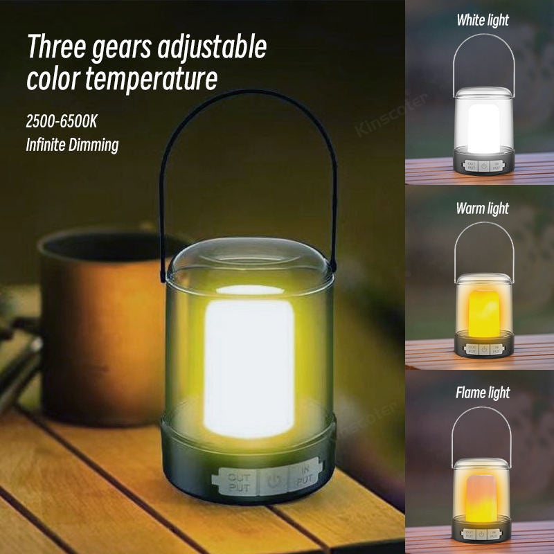 Rechargeable Hanging Lantern with 3 Brightness Settings