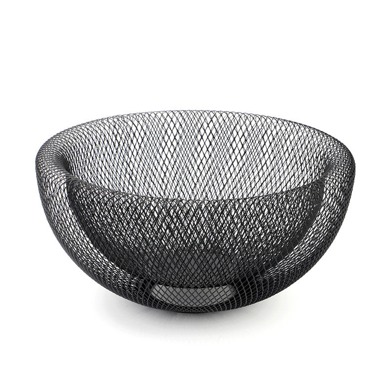 Hot Mesh Fruit Bowl – Decorative Metal Basket for Kitchen & Dining