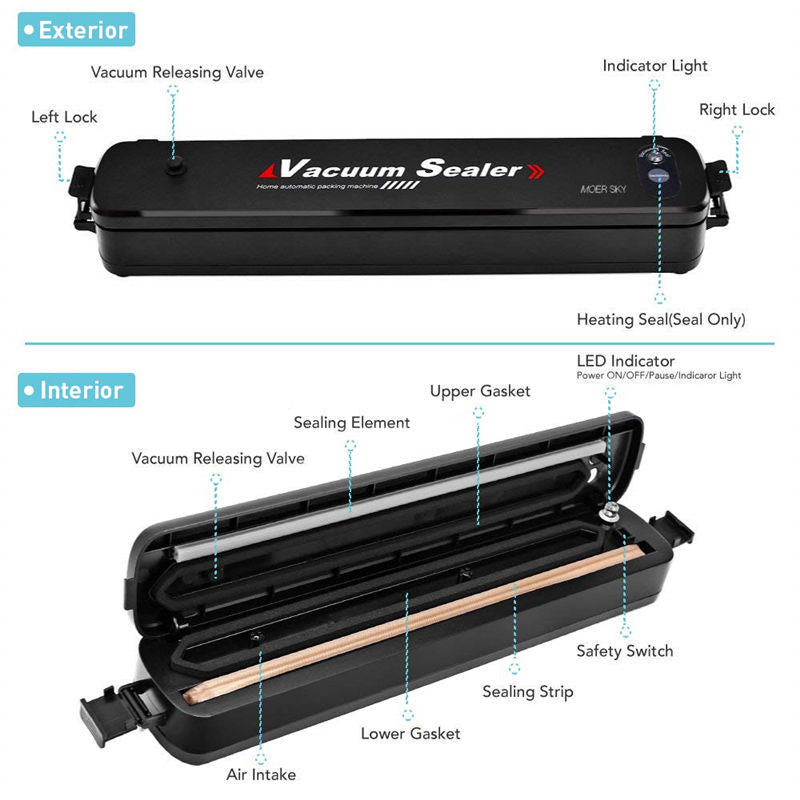 Portable Vacuum Sealer – Airtight Food Preservation System