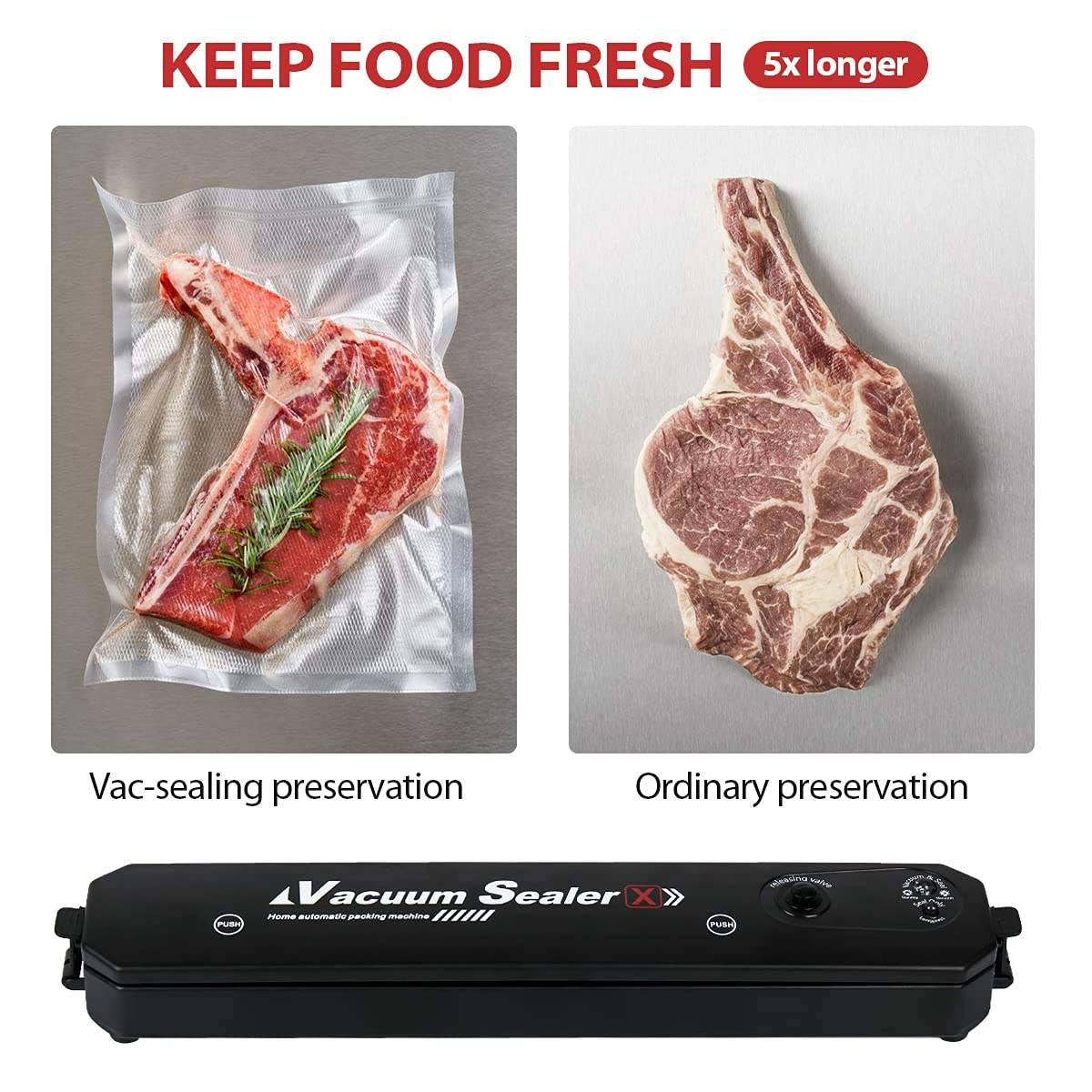 Portable Vacuum Sealer – Airtight Food Preservation System