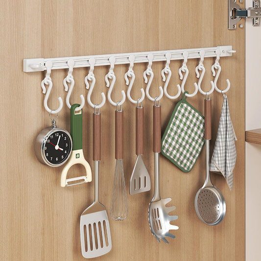 Adhesive  10 Hooks for Easy Organization