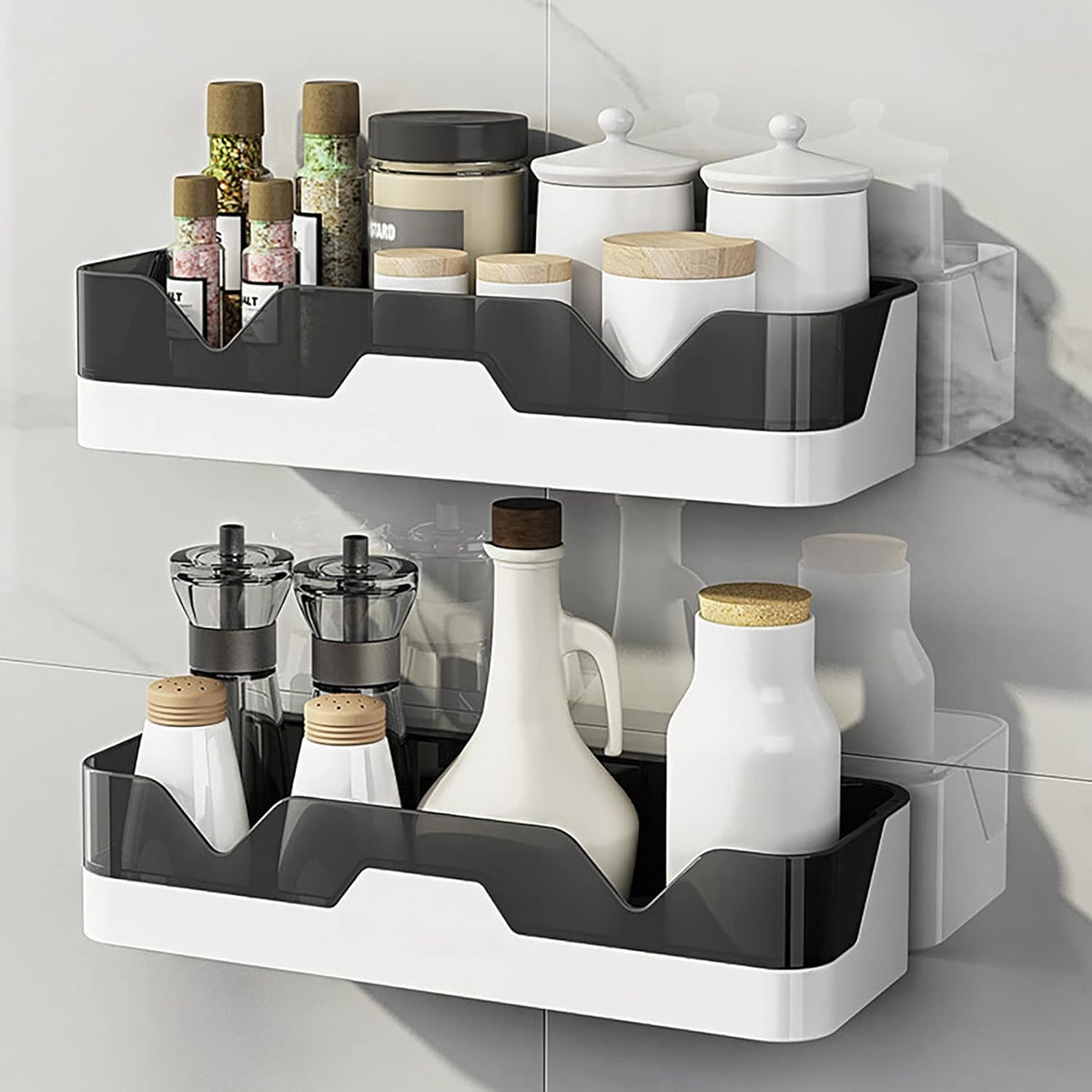 Space-Saving Plastic Rack