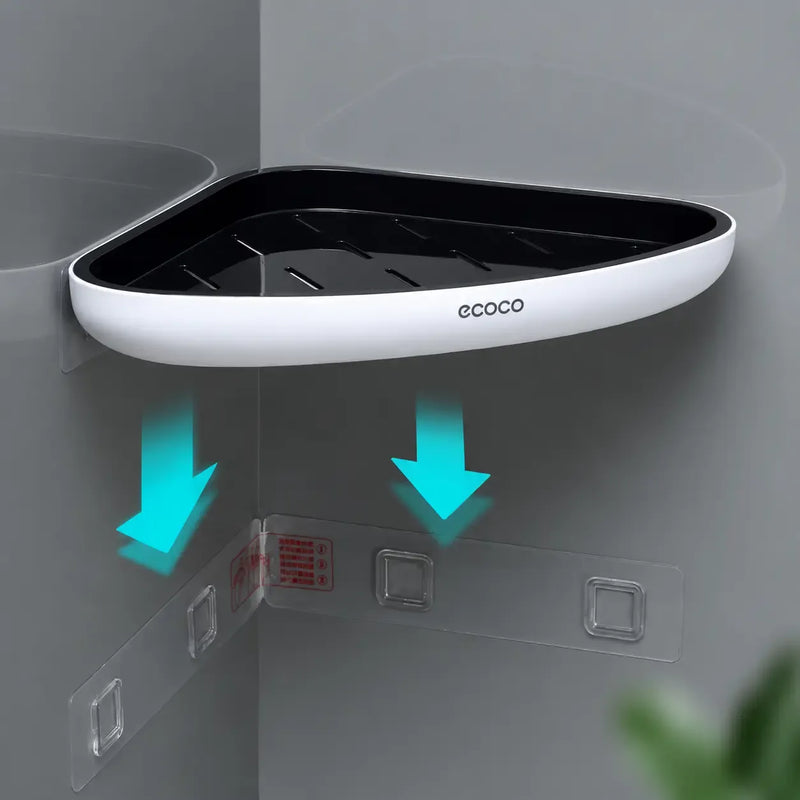 Wall Mounted No Drill Bathroom Corner Shelf