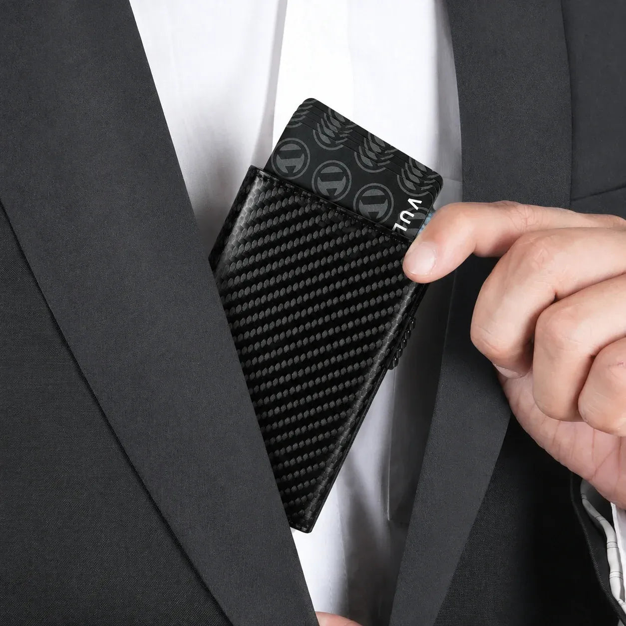 Slim RFID Leather Card Wallet