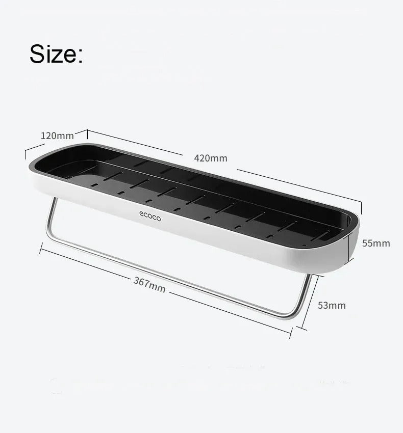 Wall Mounted Bathroom Shampoo Shelf