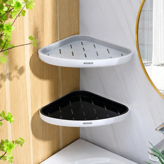 Wall Mounted No Drill Bathroom Corner Shelf