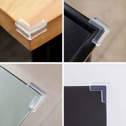 PrimeChoice™ Clear Corner Protectors - Safety Bumpers for Sharp Edges | No Latex