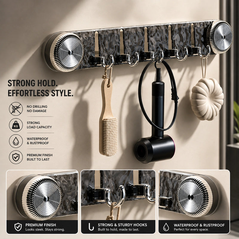 Powerful Non-Perforated Vacuume Mount Hook