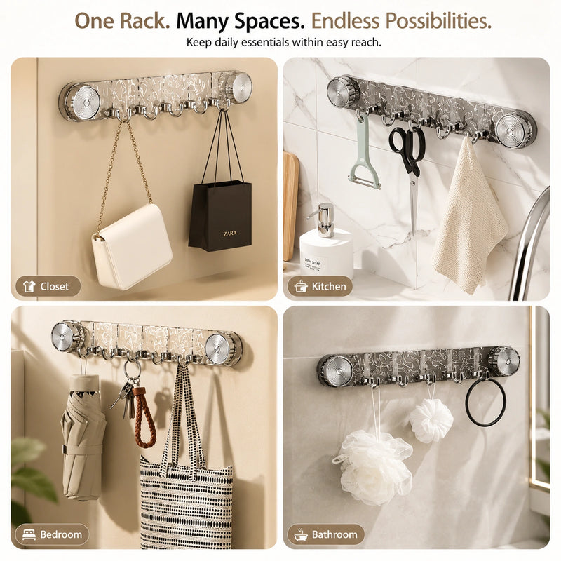 Powerful Non-Perforated Vacuume Mount Hook