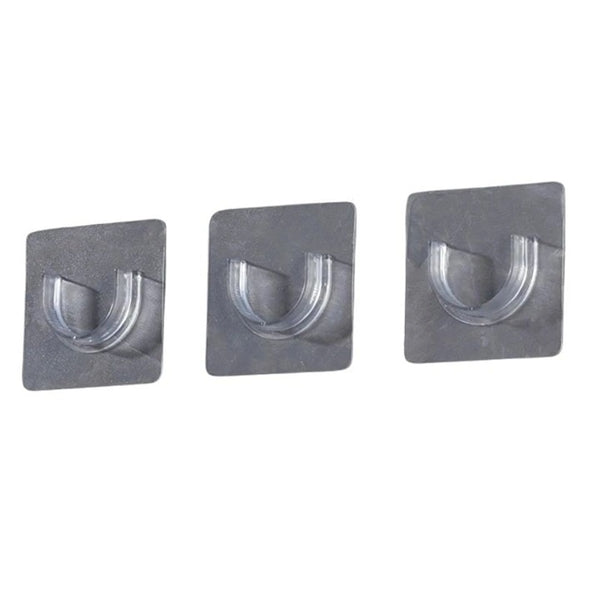 Invisible Curtain Rod Holder – Self-Adhesive Hook for Bathroom & Bedroom (Pack of 6)