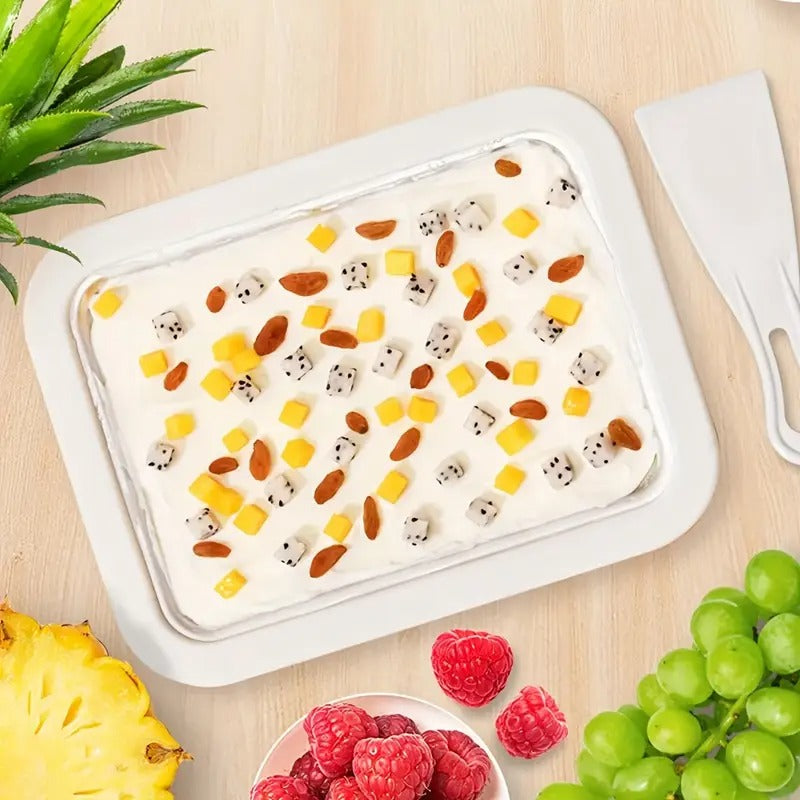 Instant Ice Cream Roller Plate – Make Frozen Yogurt, Sorbet & More